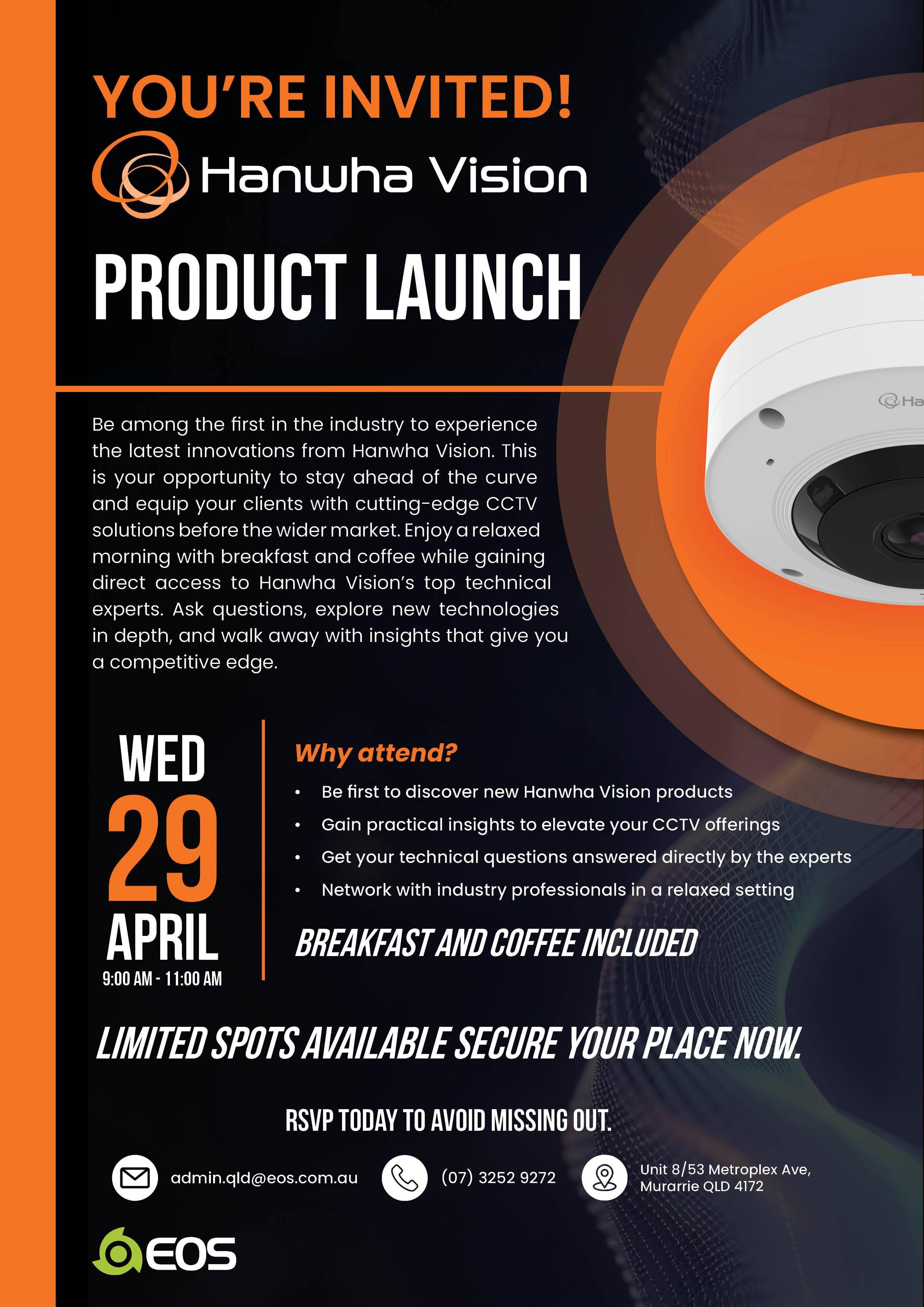 QLD Hanwha Vision Product Launch