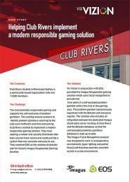Imagus Case Study for Club Rivers by VixVizion